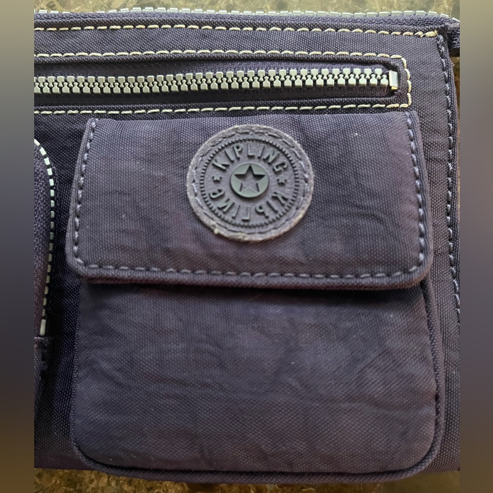 Kipling Dark Purple Clutch Wallet - Picture 12 of 12